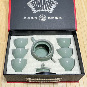 Набор посуды для чаепития на 6 персон  колотый лед